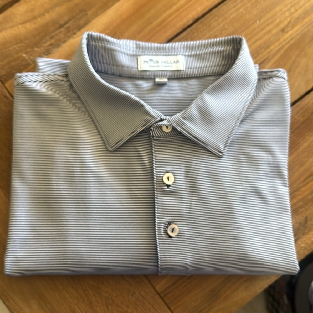 Peter Millar Golf Shirt, XL